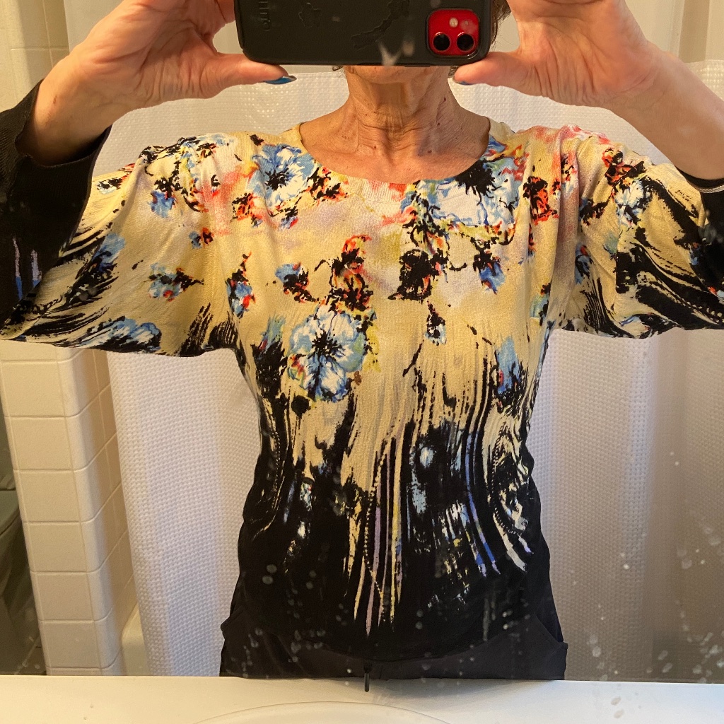 Beautiful, Soft, Dramatic Patterned Sweater
